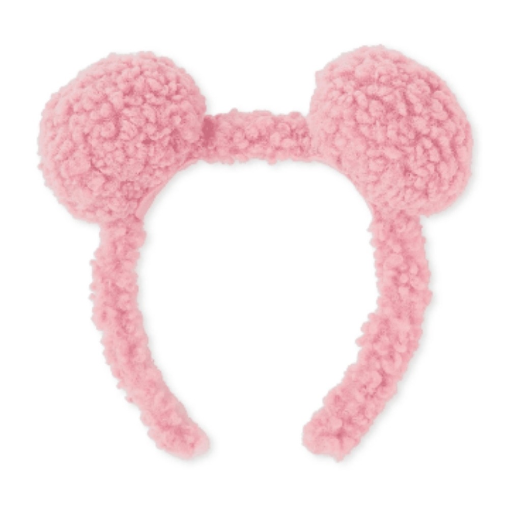 Girls Faux Fur Pom Pom Headband - Picture 1 of 2